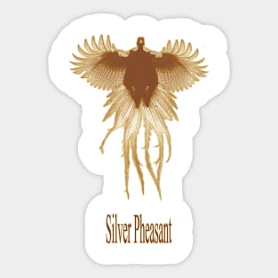 Silver Pheasant Sticker